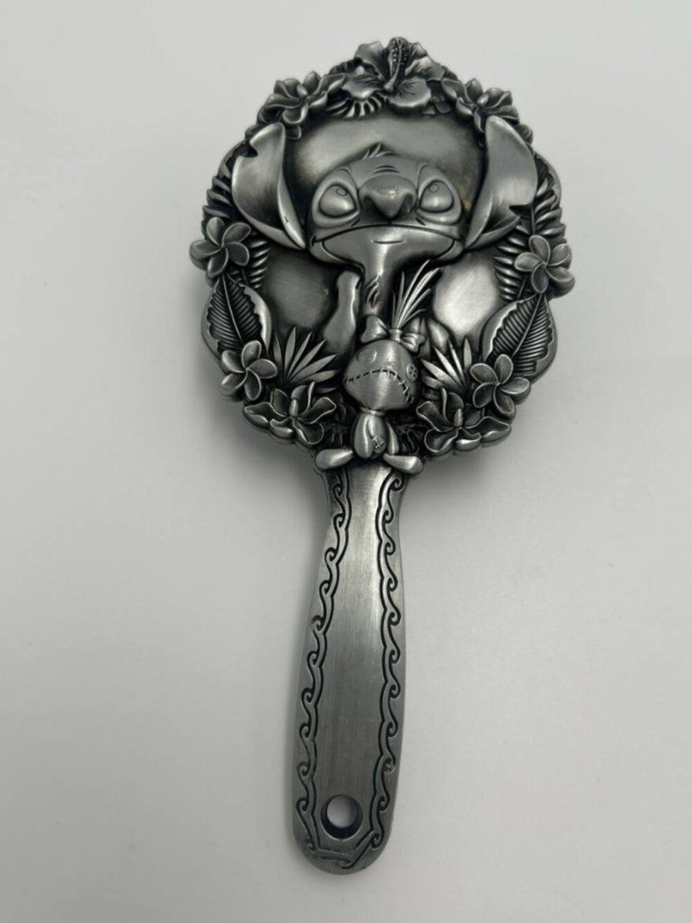Loungefly Disney Lilo & Stitch Scrump Hair Brush Silver